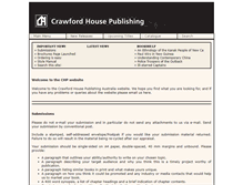 Tablet Screenshot of crawfordhouse.com.au